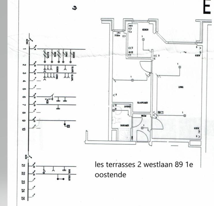 Ferienwohnung Les Terrasses2 Ostende Exterior foto